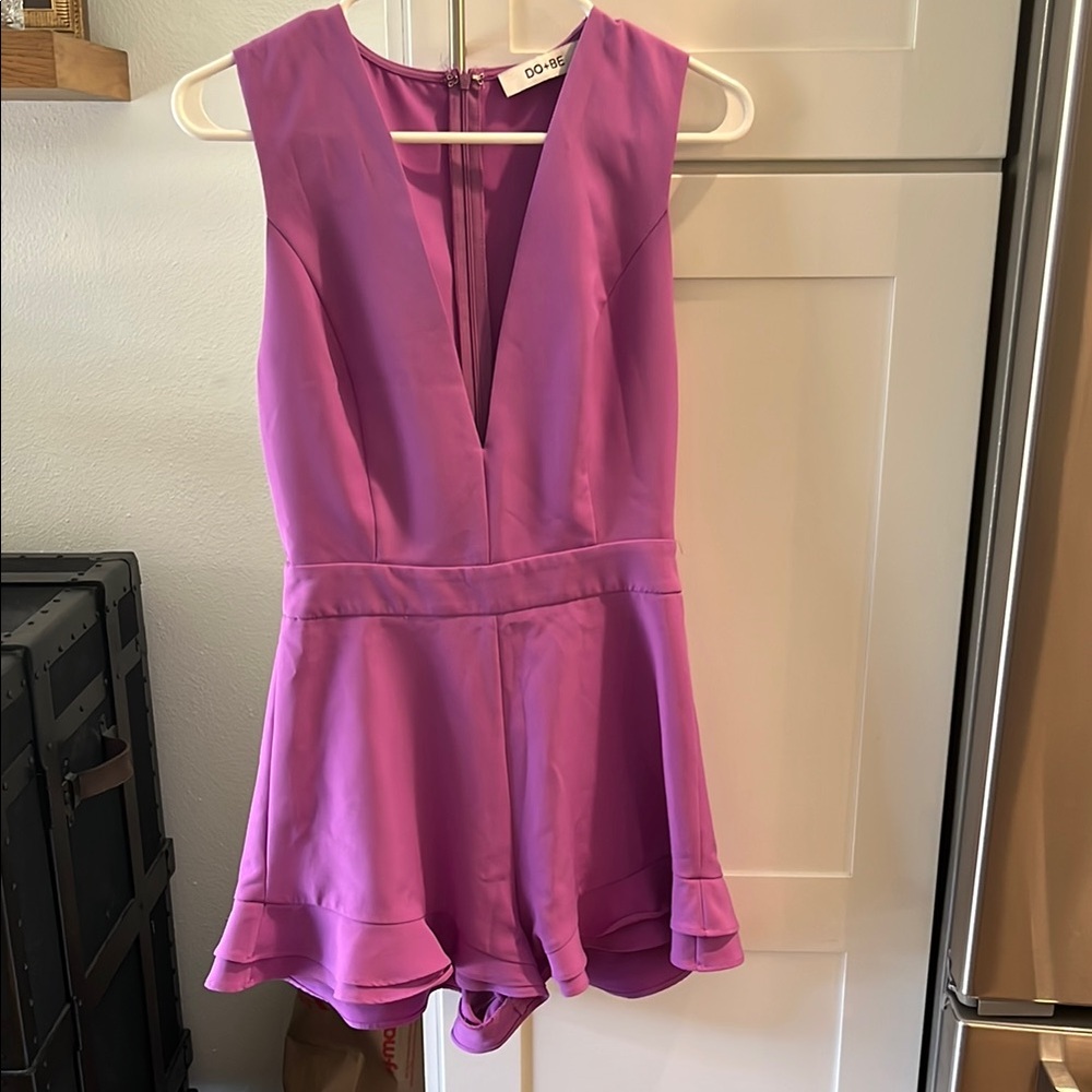 Do+Be neon purple romper | Womens M